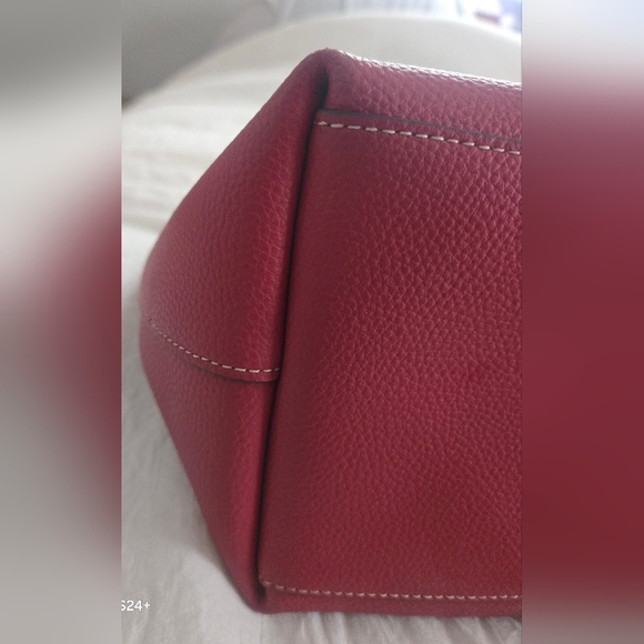 Coach Red Mickey Mouse Leather Tote - Picture 4 of 8